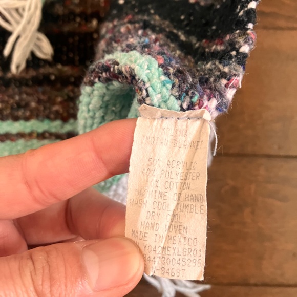 Vintage Throw tapestry beach Native American blanket - Picture 3 of 4